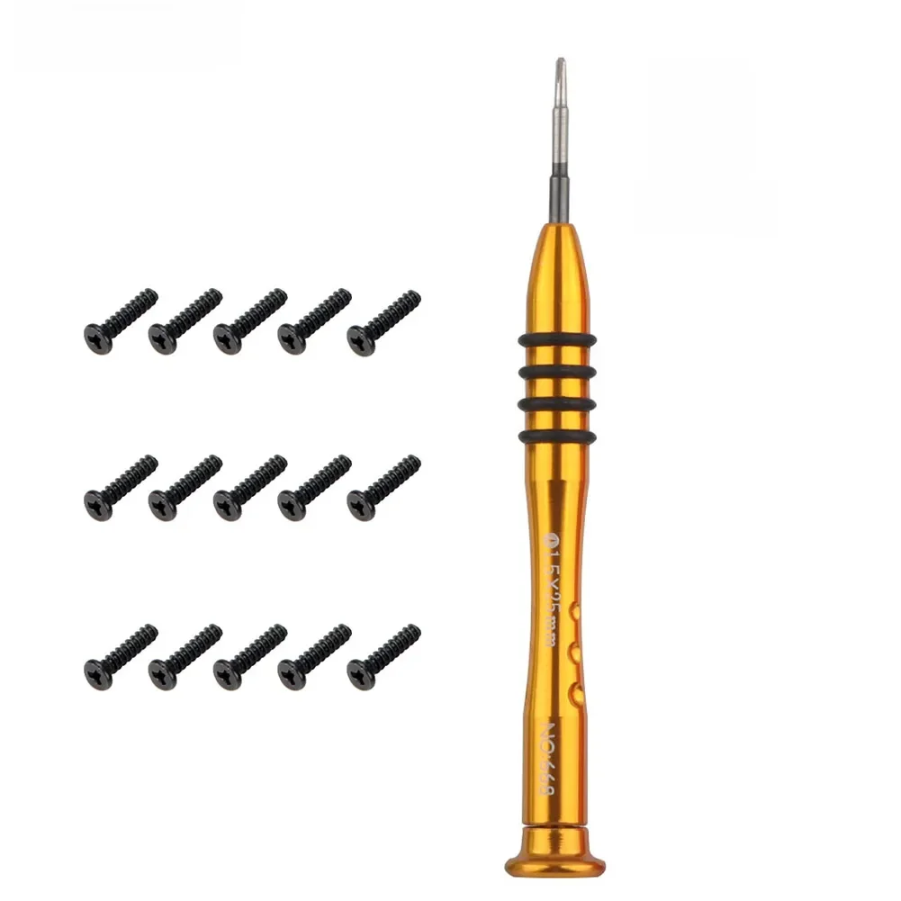 Tournevis Triwing Y00 de 1.5mm et 15 vis Tripoint de Type Y de remplacement pour Nintendo Switch, outils de réparation de contrôleur Joycon