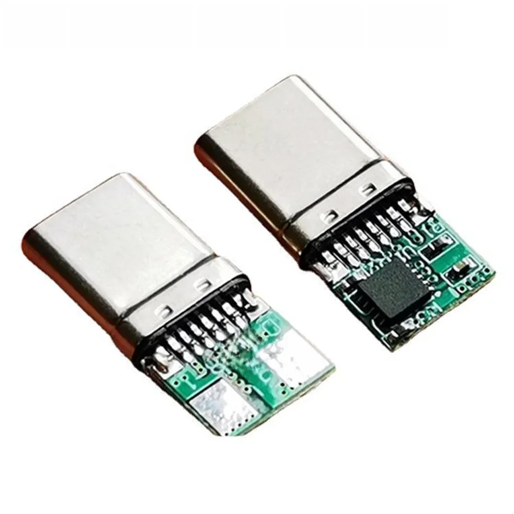 Typ-C PD2.0 PD3.0 QC do DC 5 9V 12V 15V 20V Spoof Scam Fast Charge Trigger Polling Detector USB-C PD Złącze wtykowe męskie zasilania — zdjęcie 2