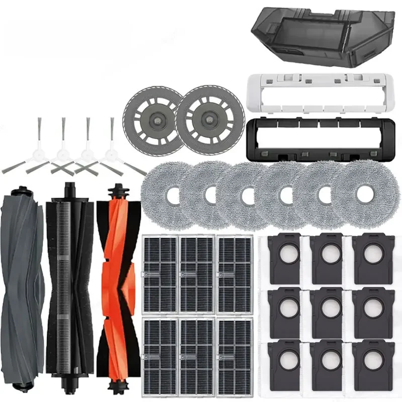 Dreame L10S Pro Ultra chaleur, X30 Ultra, X30 Pro Plus pièces de rechange accessoires brosse filtre vadrouille tissu sacs à poussière
