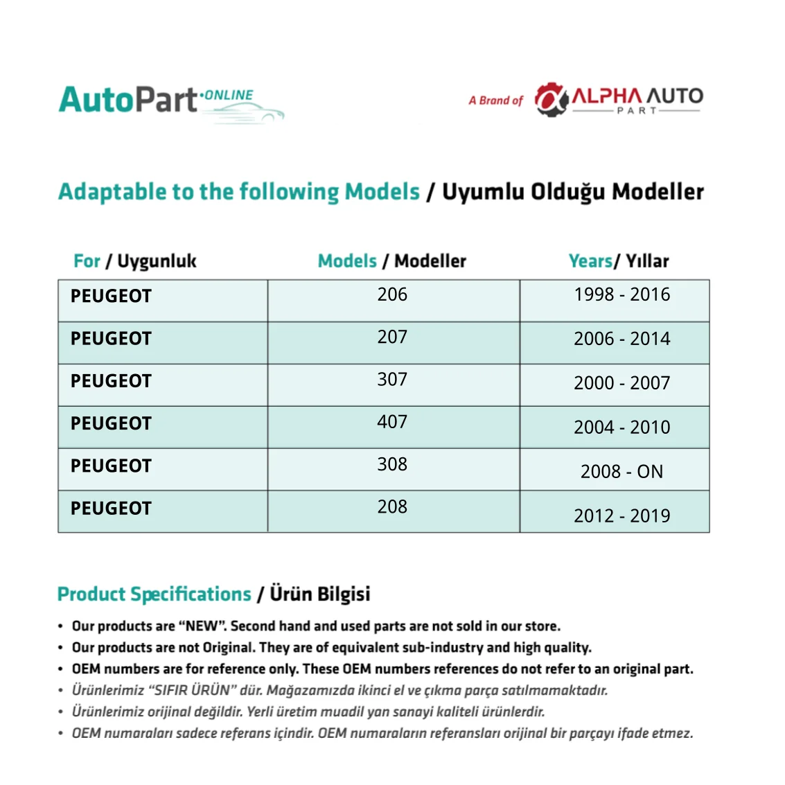 Combustível Float Cap Tanque e Junta, Peugeot, Citroen