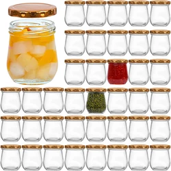 Mason Jars, 100ml Mason Jars Canning Jelly Jars with Lids, Ideal for Jam, Honey, Wedding Favors, Shower Favors, Spice Jar