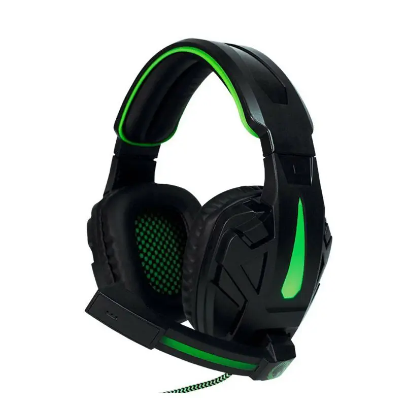 HEADSET GAMER HG8657 BLACK AND GREEN GAMEMAX