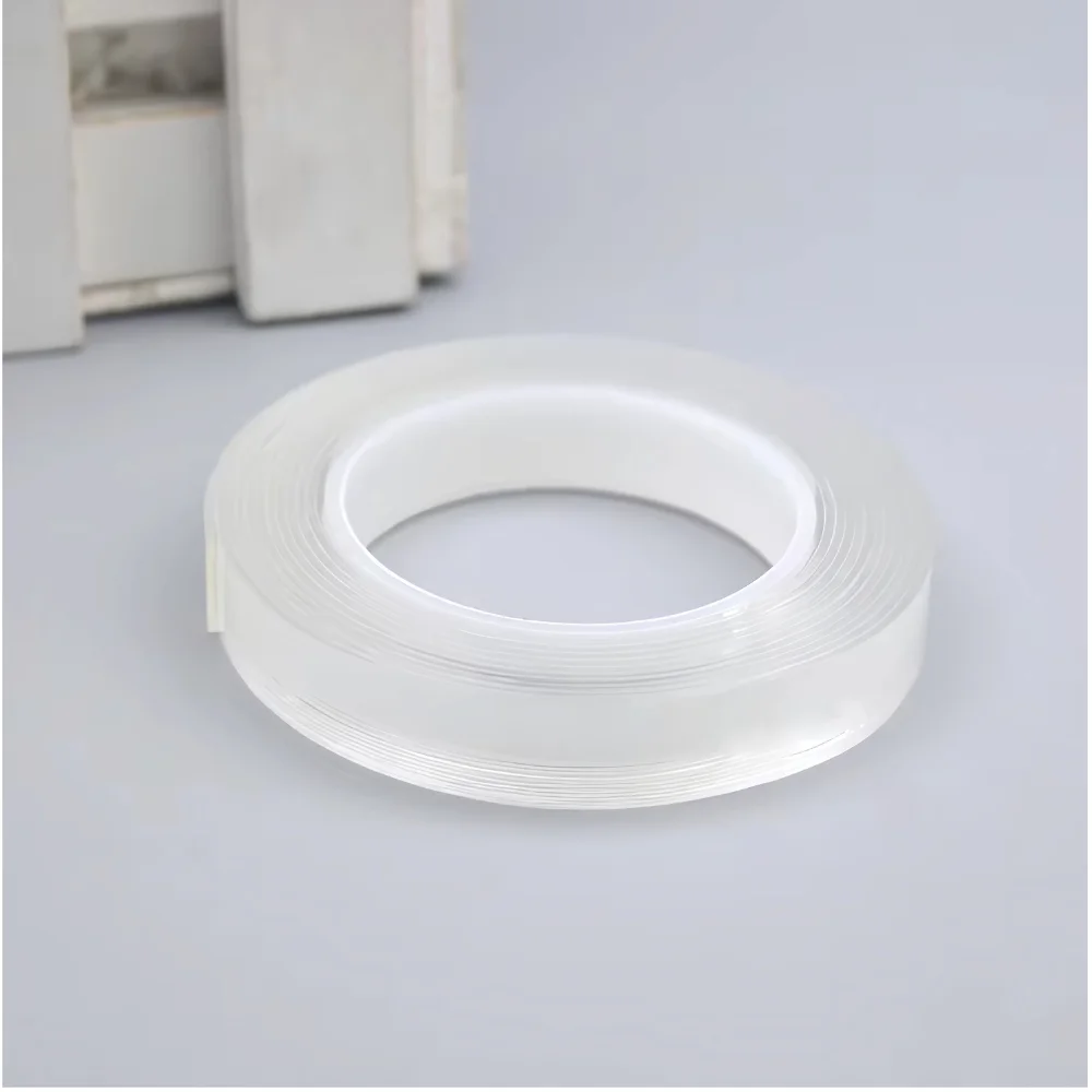 Fita Dupla Face Transparente 5m – Extra Forte com NanoGel Lavable