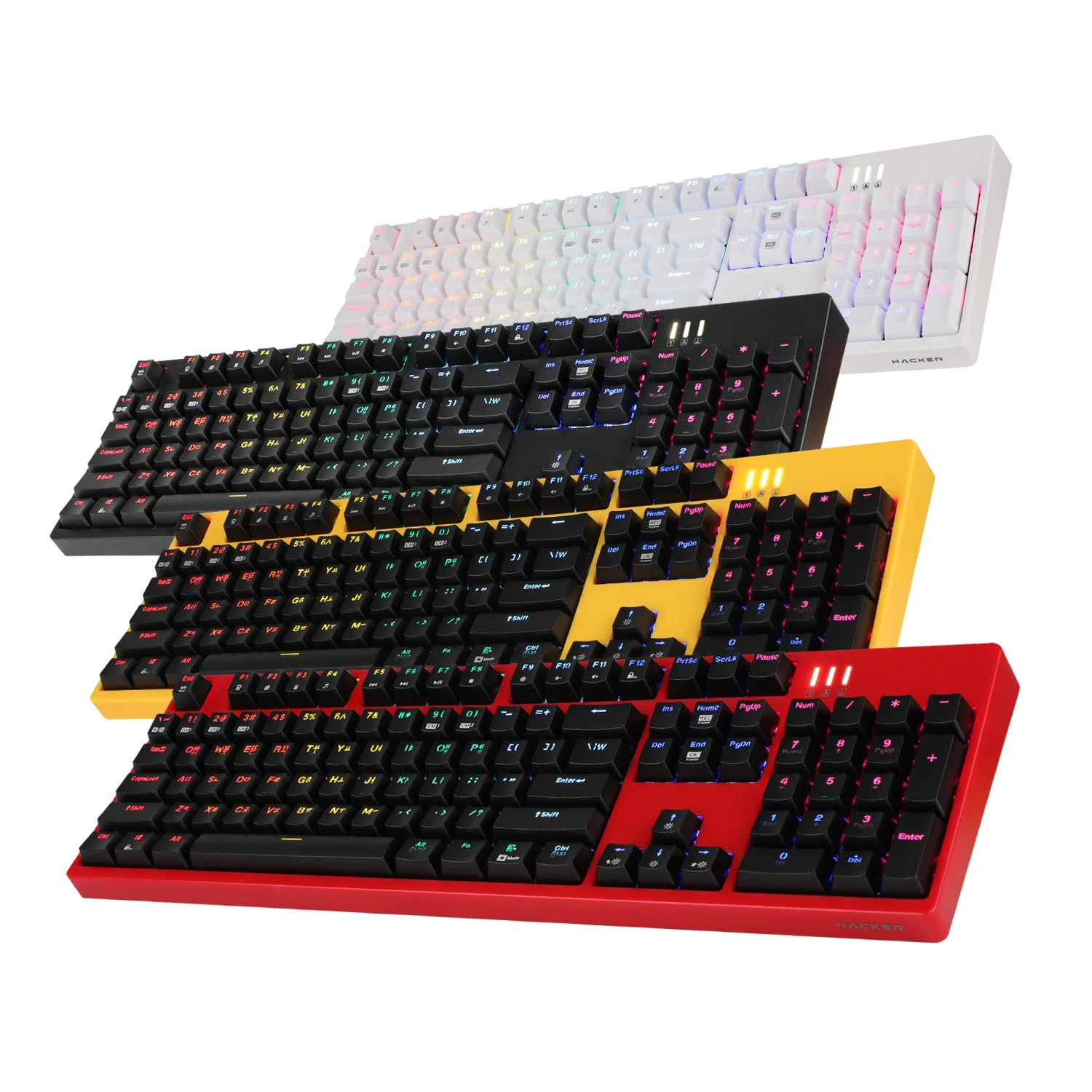 APCO ABKO K660 Axis Exchange Fully Waterproof Gaming KAILY LIBRY ROSIDE RANK LED Keyboard