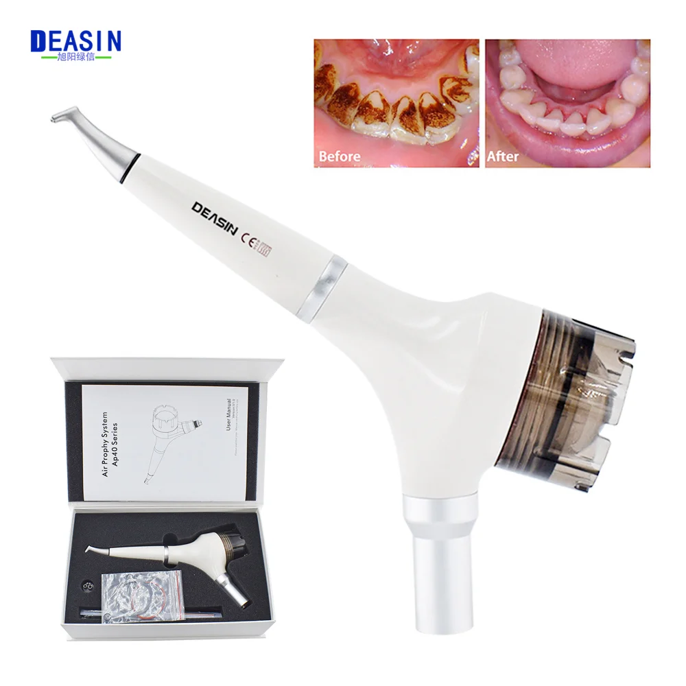 

Dental Air Prophy Unit Teeth Whitening Spray Polisher Jet Air Flow Sandblasting Air Jet 4 Hole for KAVO Coupling Teeth Polishing