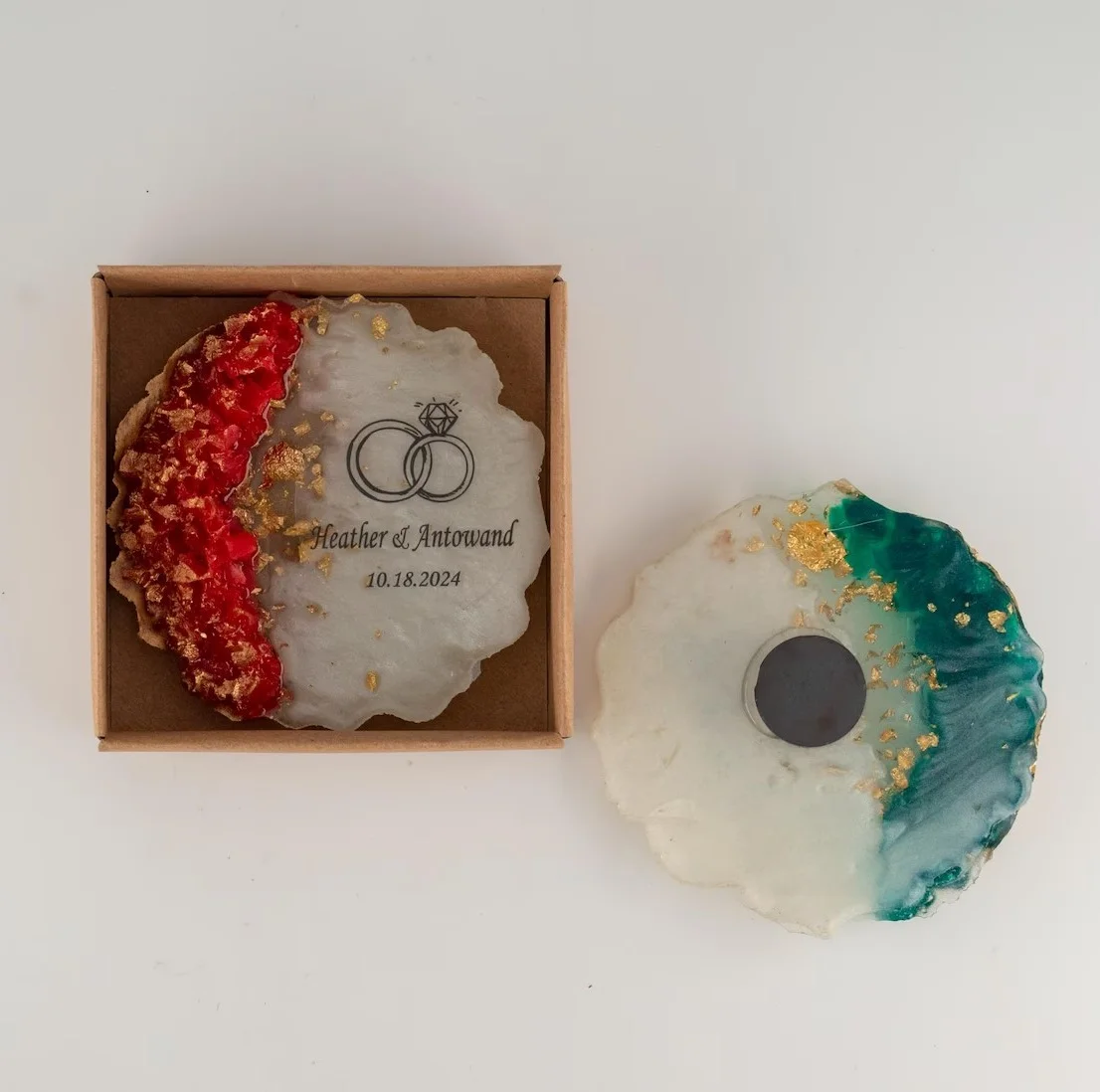 Wedding Favors Magnet for guests in bulk, Resin magnet, Personalized gift, Party favor, Bridal shower favour, gastgeschenk hochz