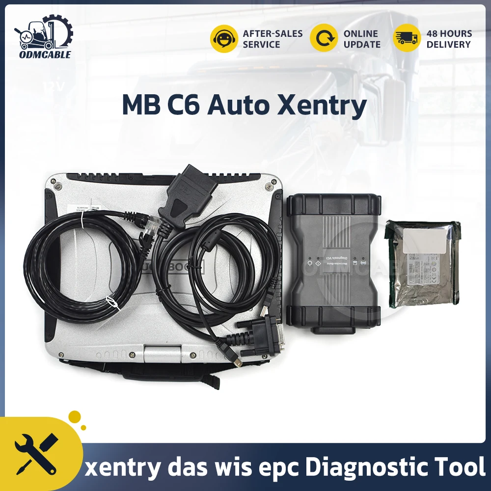 For V2021.8 MB C6 OEM DoIP Xentry Diagnosis VCI Multiplexer with Software SSD Auto Scan Tools