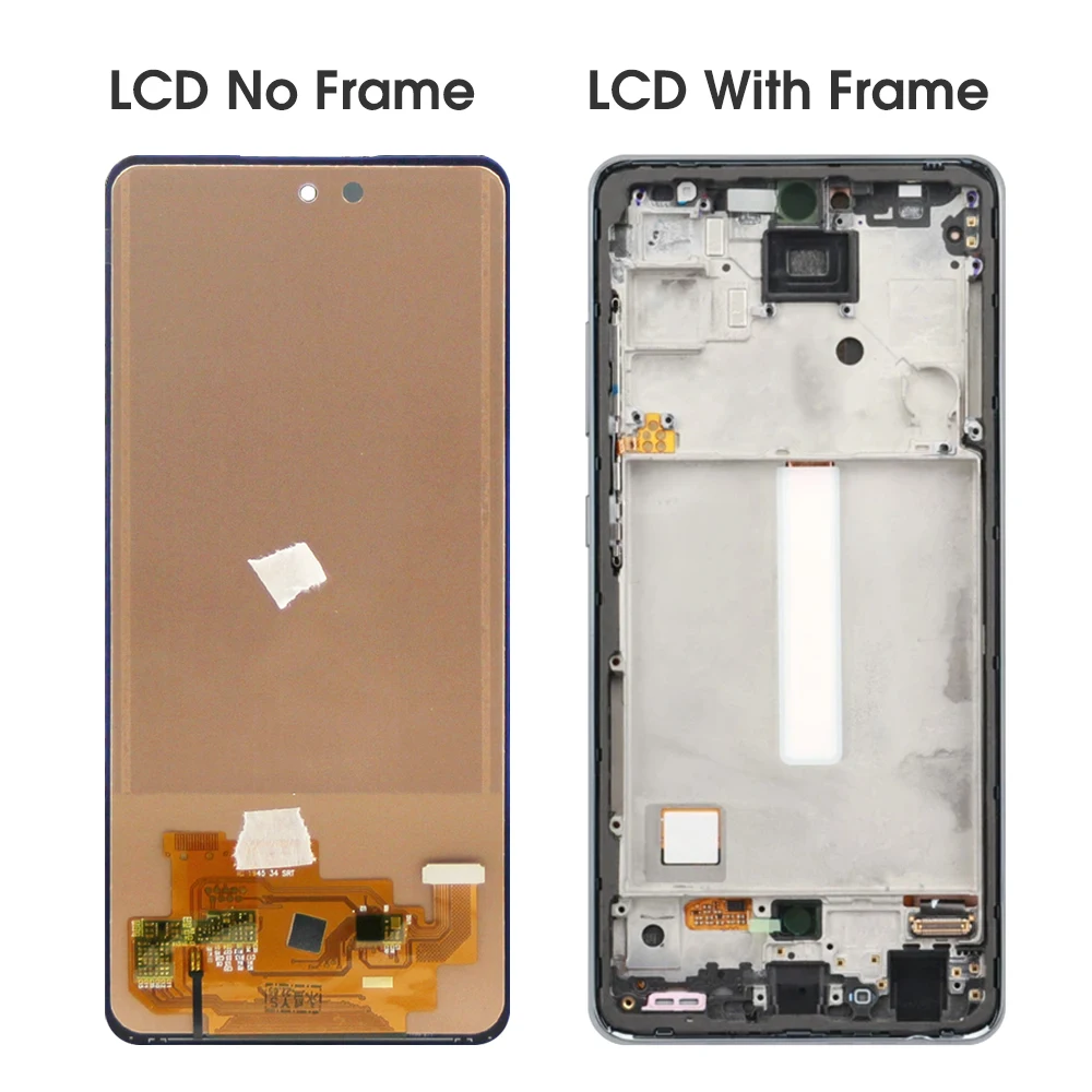 Testowany wyświetlacz A52S 6.5\'\' do Samsung A52s 5G A528 A528B A528M A528B/DS Wyświetlacz LCD Ekran dotykowy Digitizer Części naprawcze