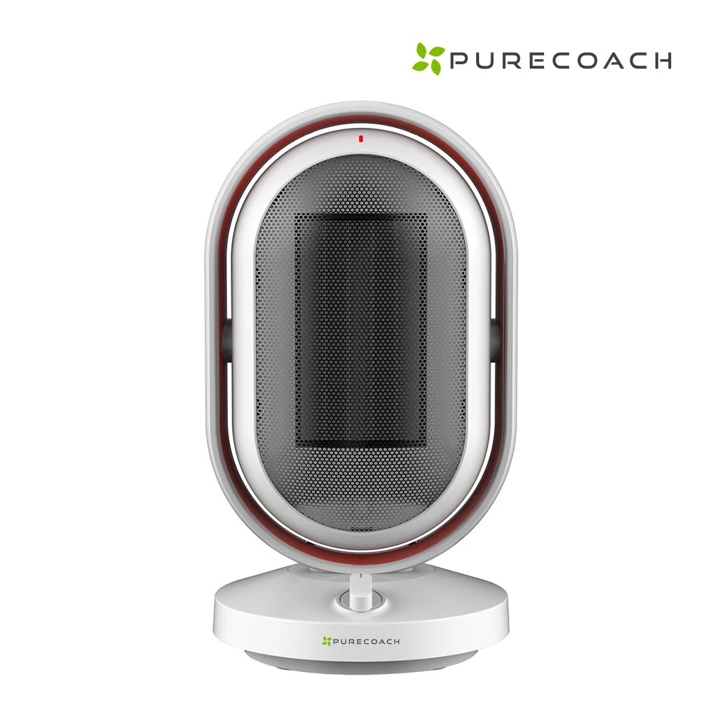 Pure Coach rotating warm air machine for home office PTC mini electric hot air fan KC certification