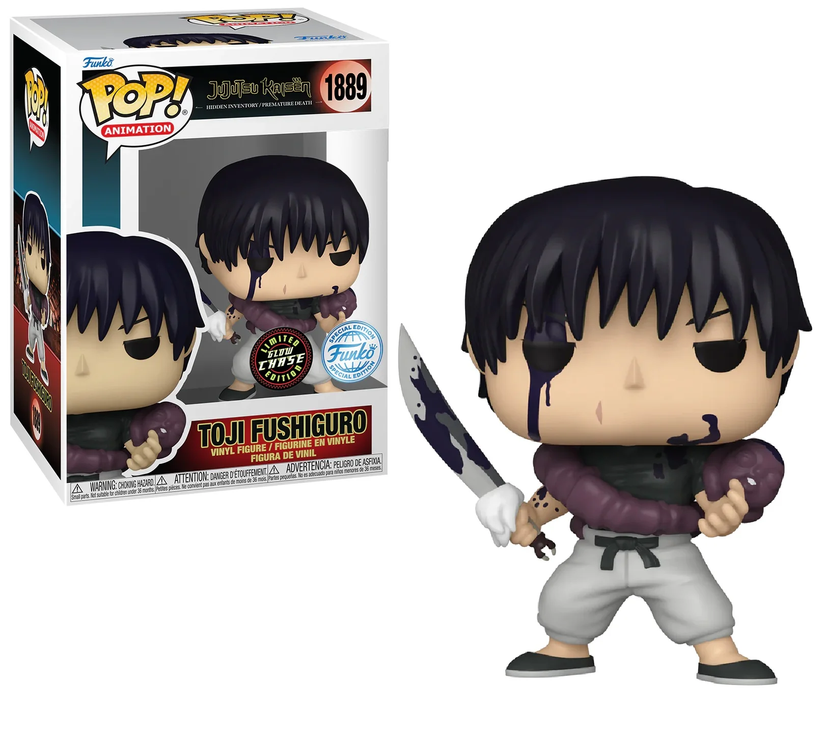 Funko pop toji fushiguro jujutsu kaisen begrenzte Verfolgungs jagd 1889