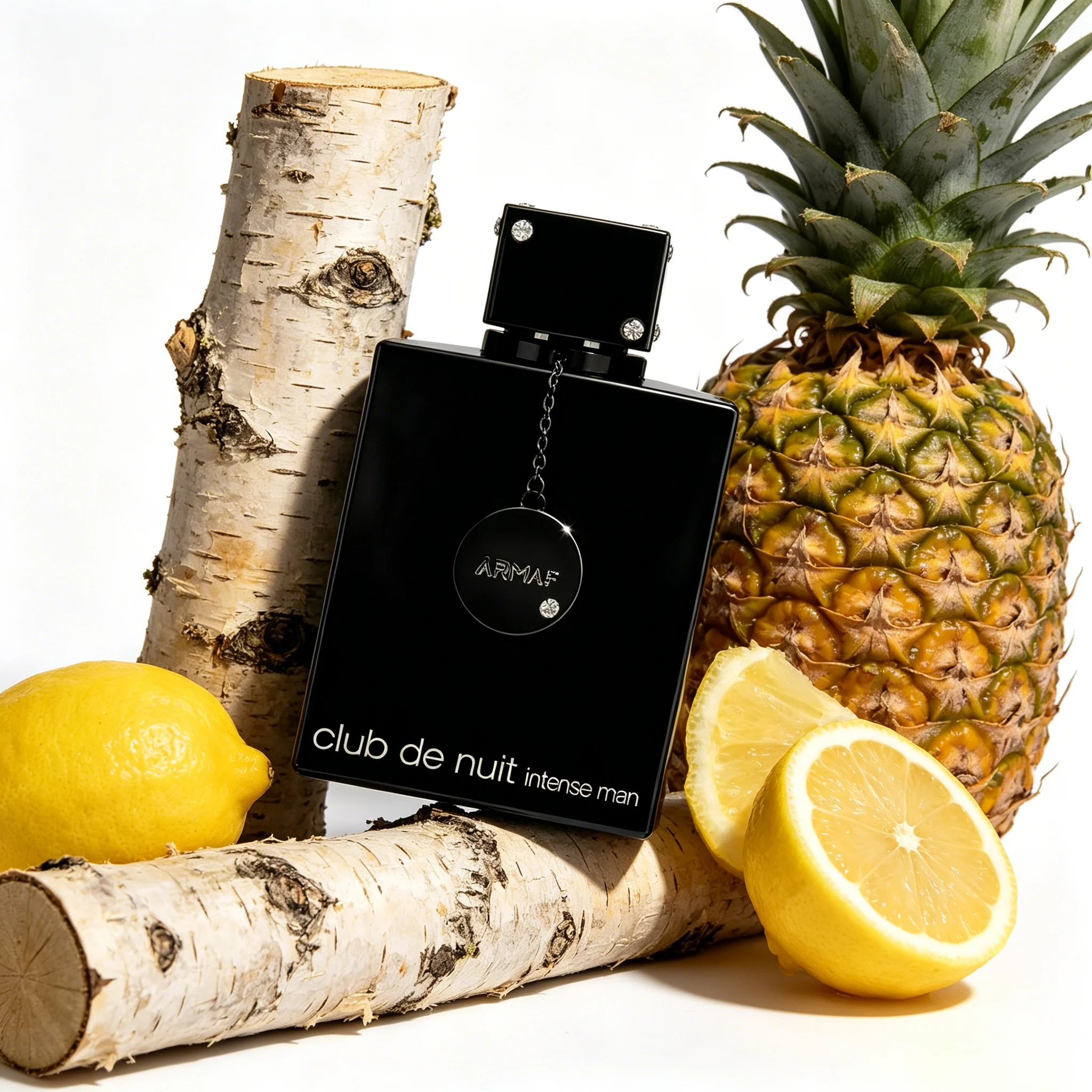 AR Eau de Parfum de Larga Duración para Hombre – Aroma Intenso Cítrico Amaderado Ámbar con Apertura Fresca y Especiada, Spray de Fragancia para Uso Diario y Nocturno
