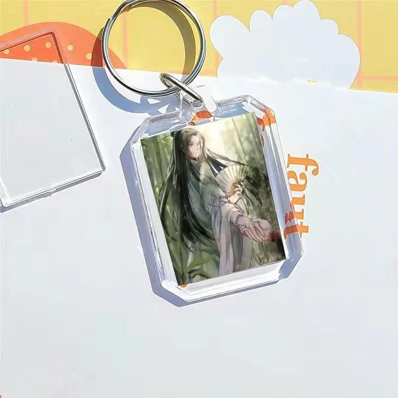 Scum Villain Self Saving System Cosplay Cute Keychain Shen Qingqiu Luo Binghe Anime Bag Pendant Keyring Decoration Fans Gift