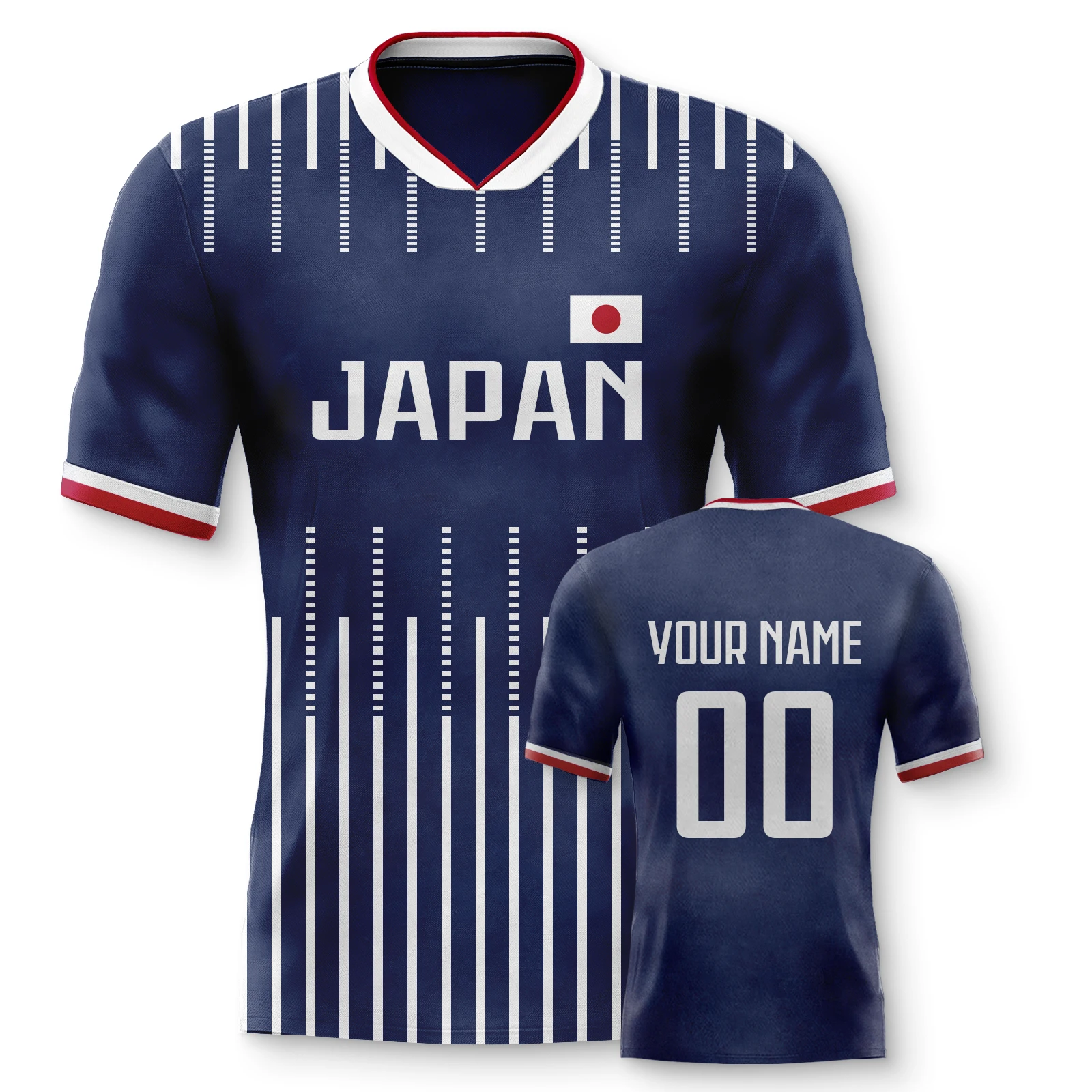 Custom Japan Football Jersey Personalized Name Number Soccer Shirt National Team Jerseys for Men Women Kids