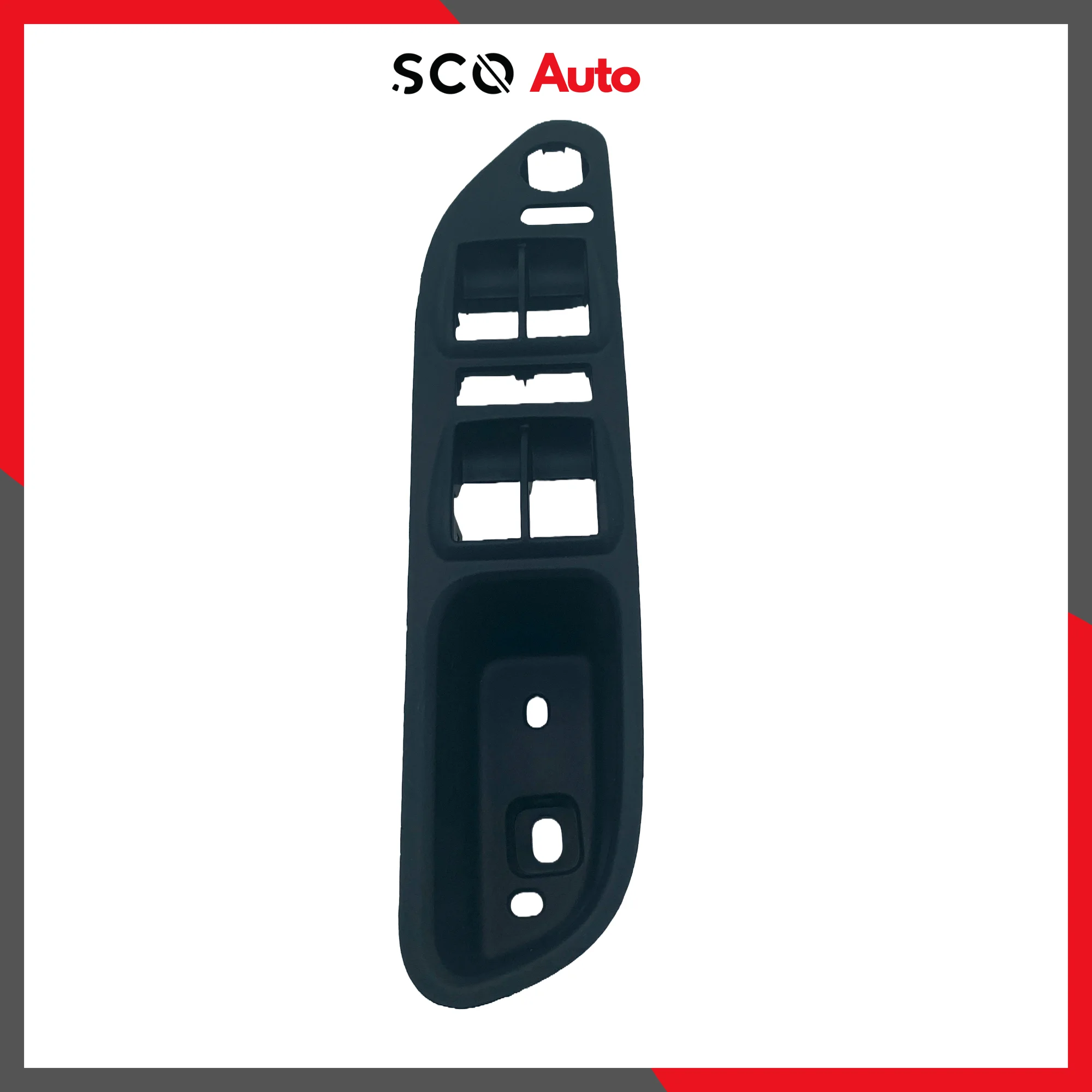 Window Control Switch Frame Black Plastic 735631478 For Fiat Tipo for Dodge Neon Durable ABS Window Switch Frame 735631478