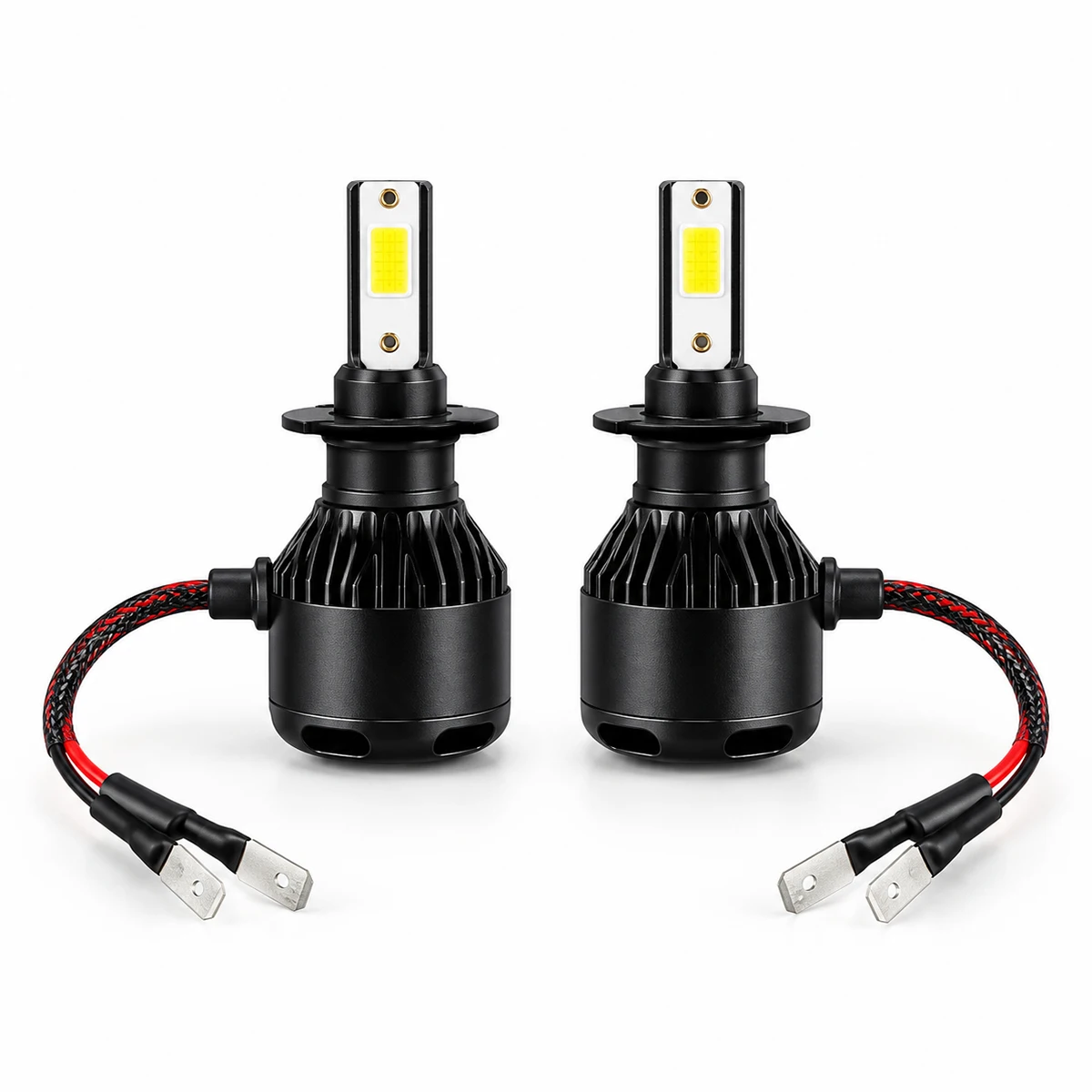 24W 12V H3 LED-lampen, 4-zijdige verlichting, enkele lichtbundel, aluminium behuizing, LED-koplampen voor auto's, extra verlichting.