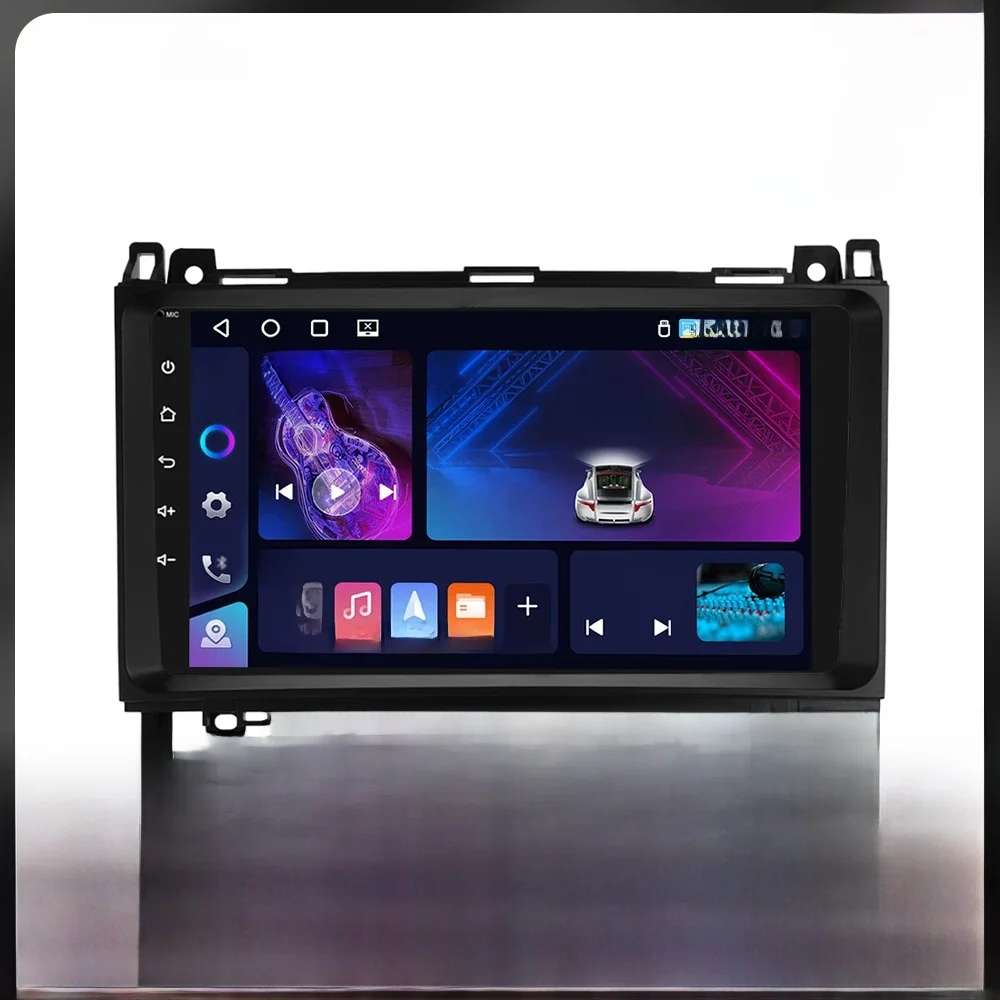 Podofo 8 128G 2din Autoradio Voor Mercedes-Benz B200 2008-2011 Multimediaspeler Navigatie Carplay Android Auto Rds Auto Audio - afbeelding 2