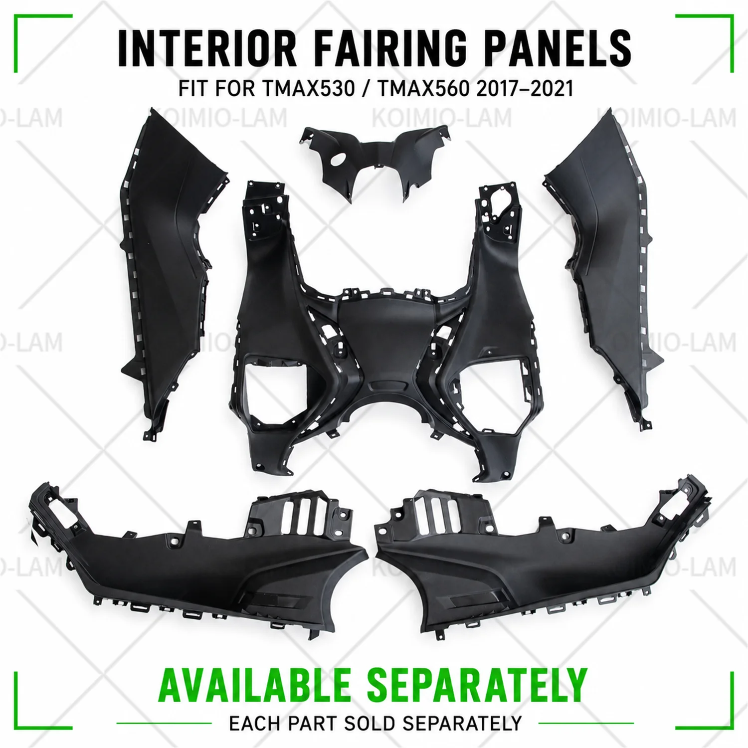 Fit For Yamaha XP TMAX530 TMAX560 2017 - 2021 Motorcycle Internal Fairing Inter Bodywork XP530 XP560 TMAX 530 560 2018 2019 2020