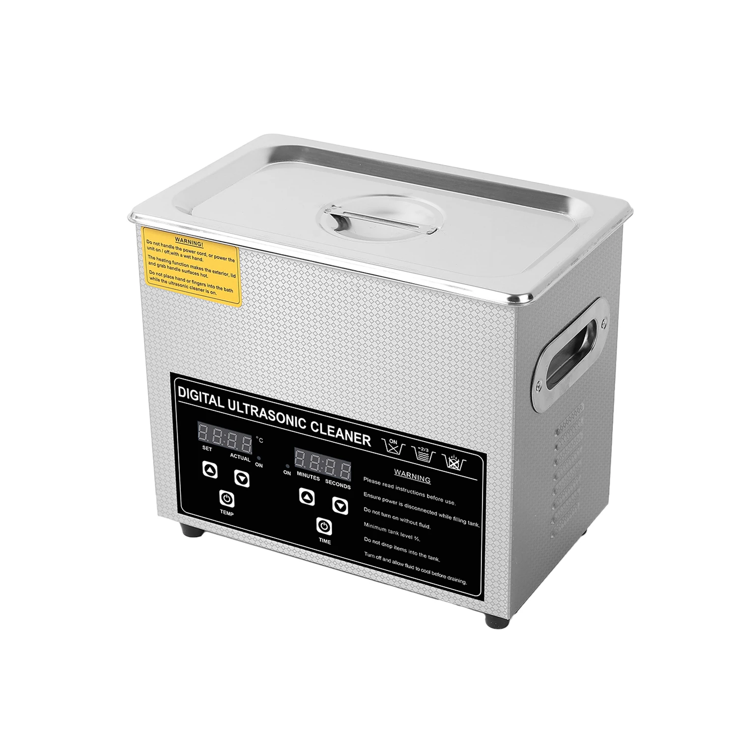 2L 3L Ultrasonic Cleaner Stainless Steel Portable Heated Cleaning Washing Machine Ultrasound Home Appliance