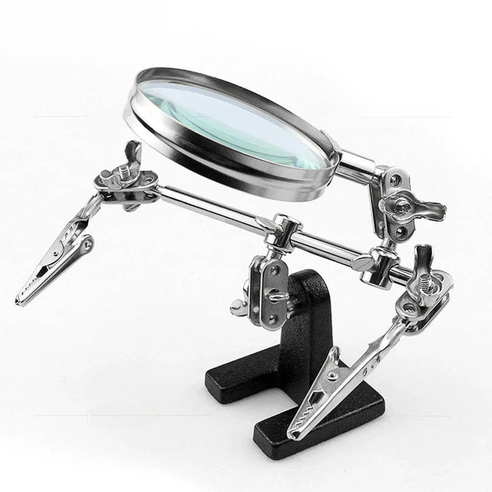 lupa para soldar electronica soporte soldadura soporte para soldar tercera mano para soldar  lupa