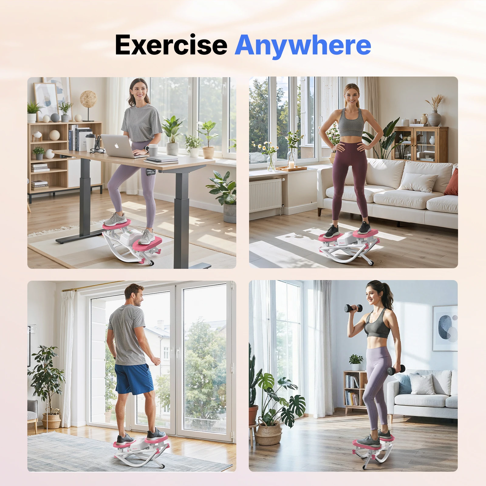 جهاز تمارين روك ستيبر من ميرات - مراجعة Home Gym In Apartment وسعره