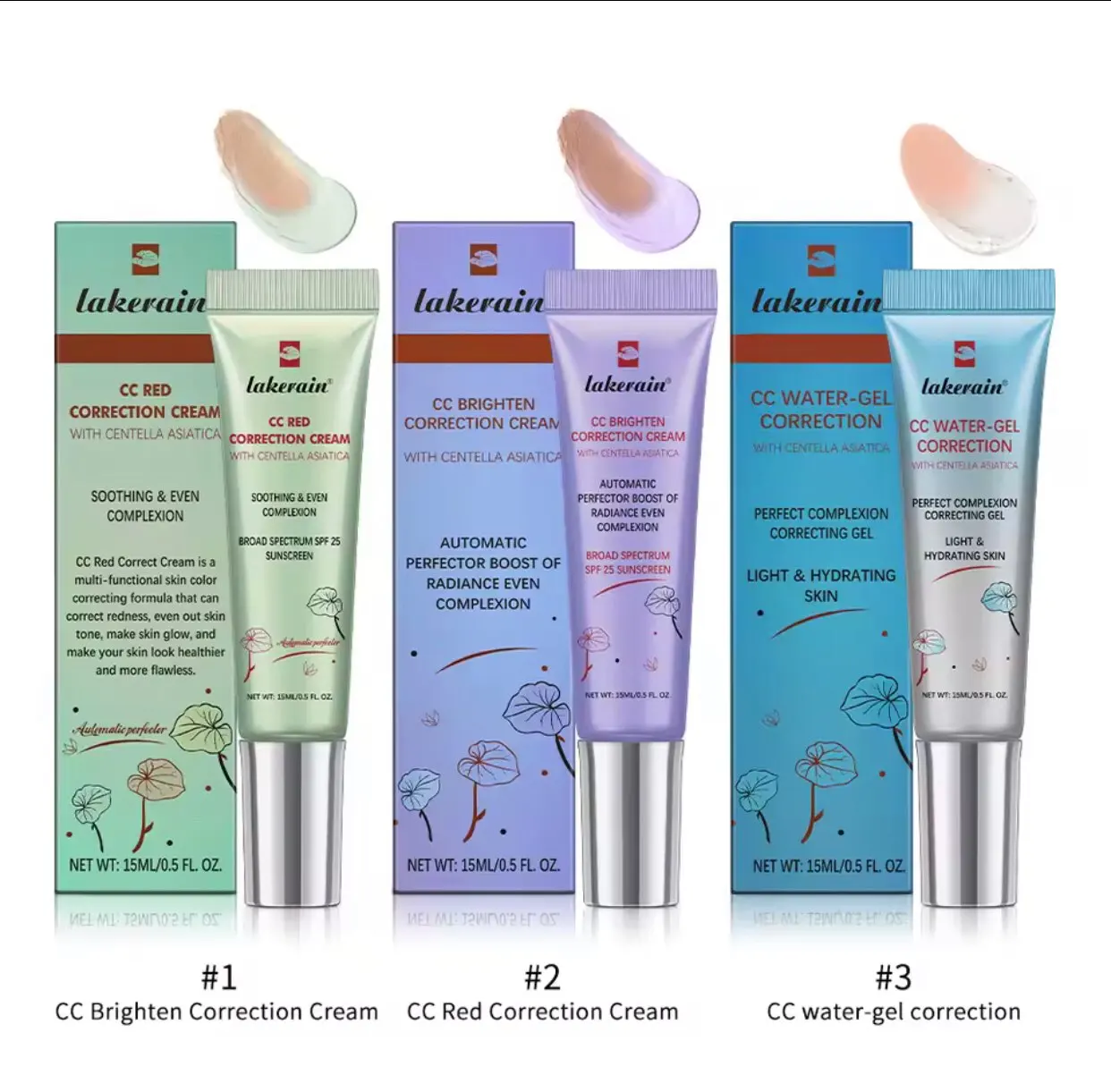 CC Cream Centella High Coverage Foundation Foundation Cream for Face Base Makeup Color Changing Liquid Foundation Korean Makeup photo review