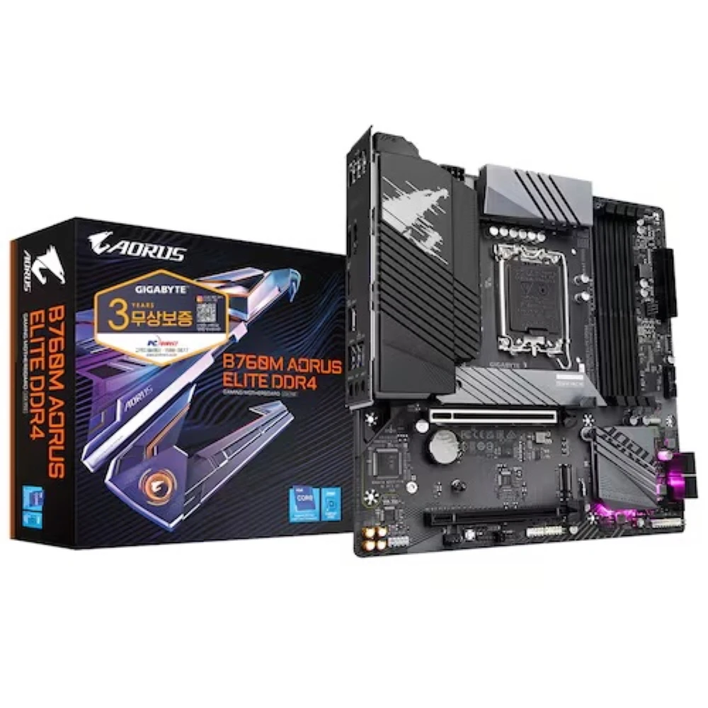 GIGABY GIGABYTE B760M AORUS ELITE D4 PID DIRECTED MAINBOARDS