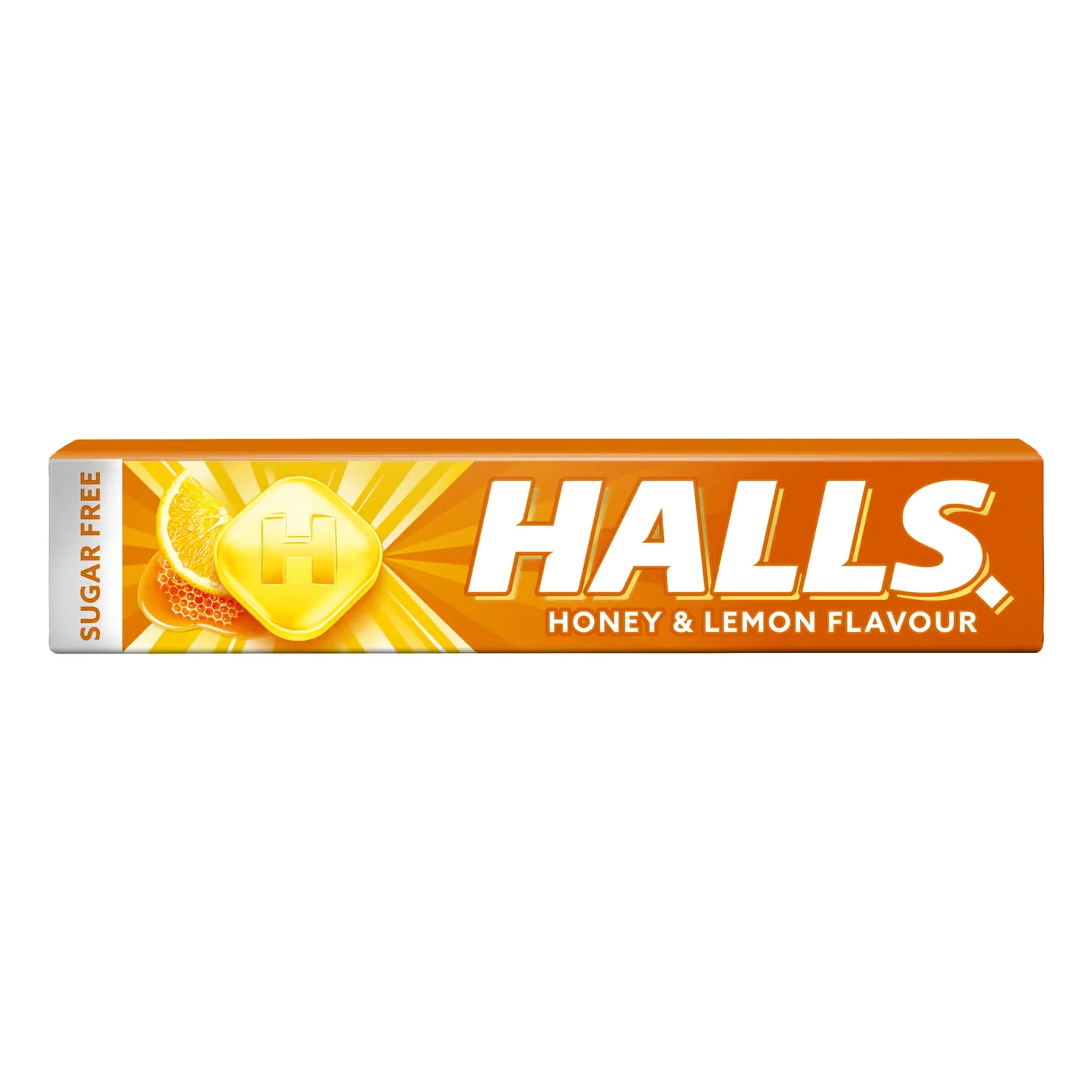 Картина 6: Halls Мед и лимон, конфеты без сахара, коробка из 20 палочек по 32 г