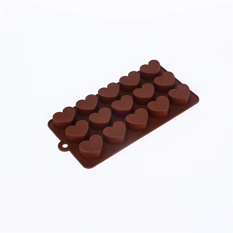 Heart shape Silicone Moulds Non-Stick Chocolate Candy Mould,Silicone chocolate Mould moldes repostería  baking accessories