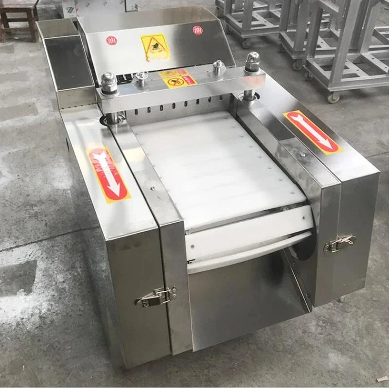 Automatic Frozen Meat Cutting Machine Pork Dicer Meat Cube Cutter Electric Chicken Bone Meat Cubes Cutter