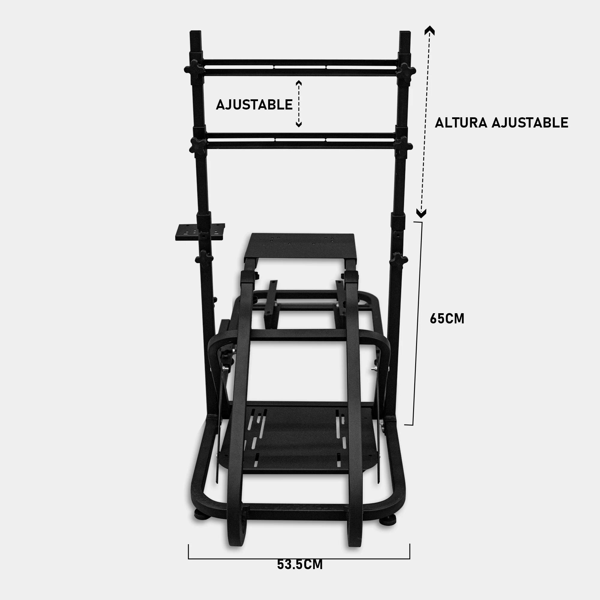 MODAUTO Cockpit SimRacing Gaming. Simulation support. Foldable with sports seat backs or semi-seats Compatible with Logitech G25/G29/G27/G920 (N820SP)