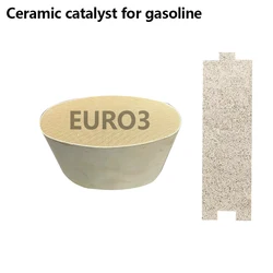Catalytic converter euro 3 Ceramic Catalyst 105*58*115MM with Platinum Palladium Rhodium Coating catalyst for cars