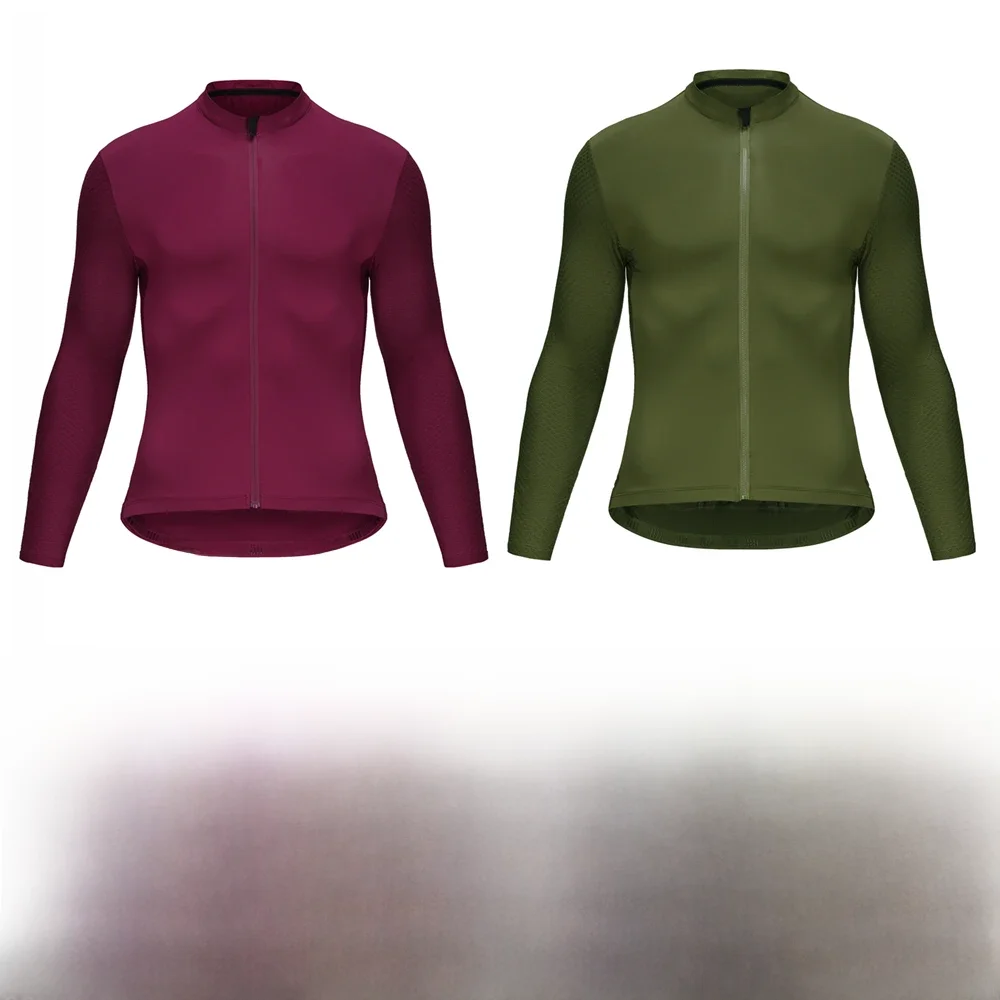 AliExpress Rsantce 2024 Spring Summer Men Cycling Jersey Long Sleeve Tops MTB Bike Breathable Quick Dry Shirt Bicycle Clothing