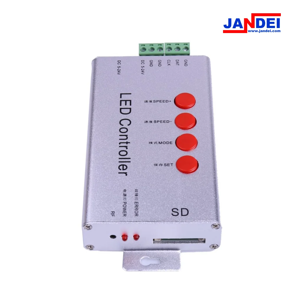 JANDEI, 2048 pixel led SD card programmable controller, controller, led pixel, sd card, programmable controller, led pixel