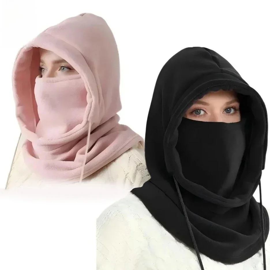AliExpress NONE YANBIGUO Knit Flee Windproof Balaclava,Warm Outdoor Cycling Mask,Neck Protection,Cold insulation,Integrated Face protection hat