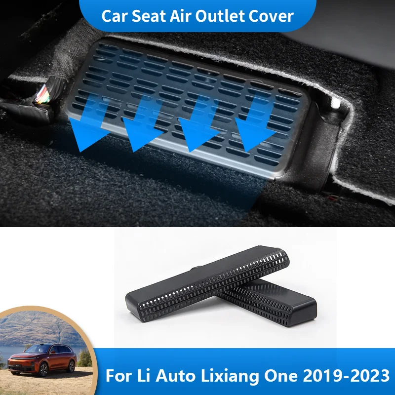 

Car Air Outlet Trim Car Under Seat Floor Heater Air Conditioner Vent Outlet Cover for Li Auto Lixiang One 2020 2021 2022 2023