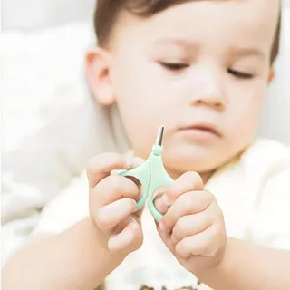 Kit Cuidados do Bebe - Manicure e Higiene Tesoura Cortador e Lixa Unha