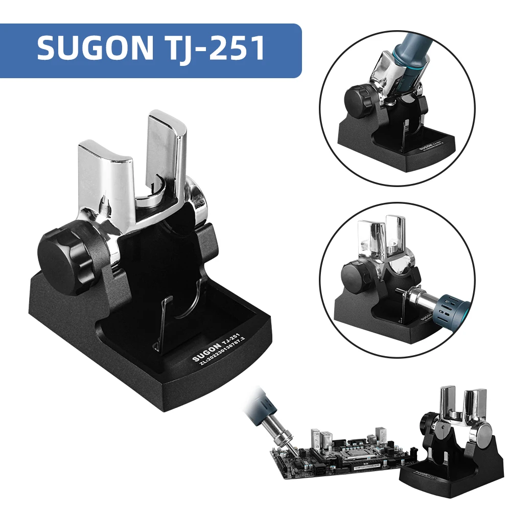 SUGON 251 Stacja lutownicza na gorące powietrze Oryginalny uchwyt wspornika pistoletu termicznego Części zamienne do 8650 8630 Pro 8620DX 8610DX