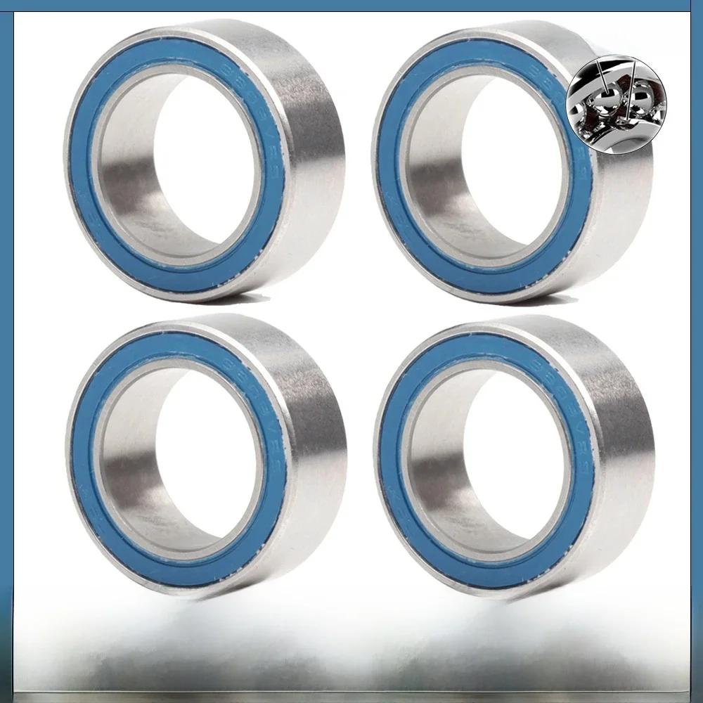 AliExpress FUSHI 4Pcs 3803-2RS MAX Bearing 17*26*10 mm Double Row Full Balls Bicycle Suspension Pivot Repair Parts 3803 2RS Ball Bearings