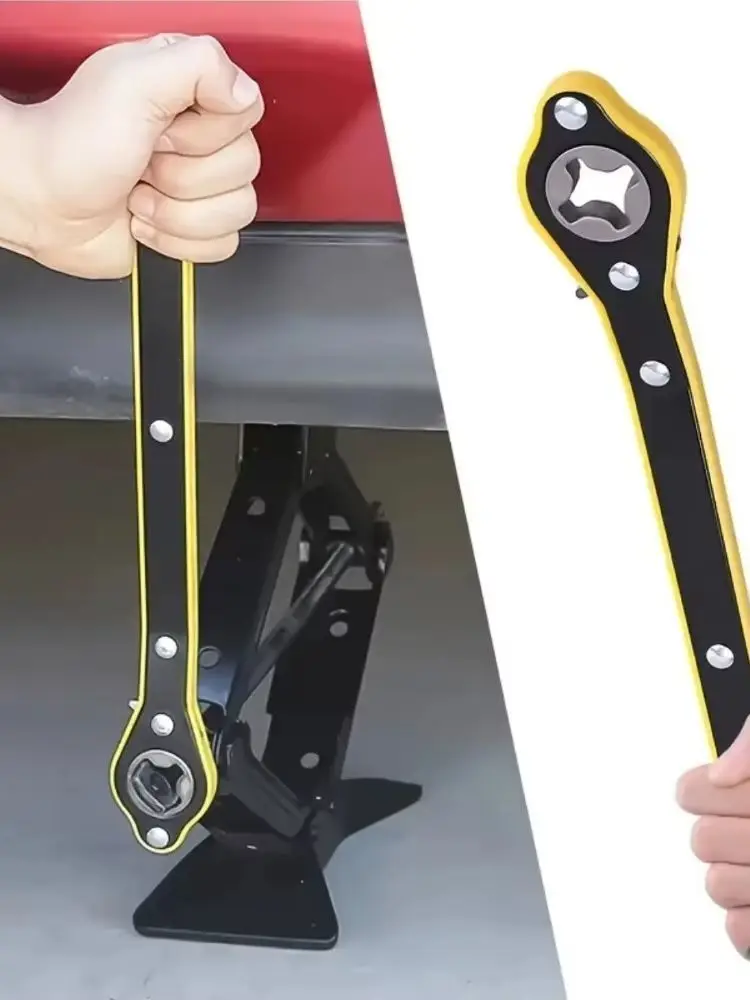 Clé à cliquet pour voiture, cric permettant d'économiser du travail, cric à ciseaux, roue de pneu de Garage, poignée, clé permettant d'économiser du travail, outil de réparation automobile