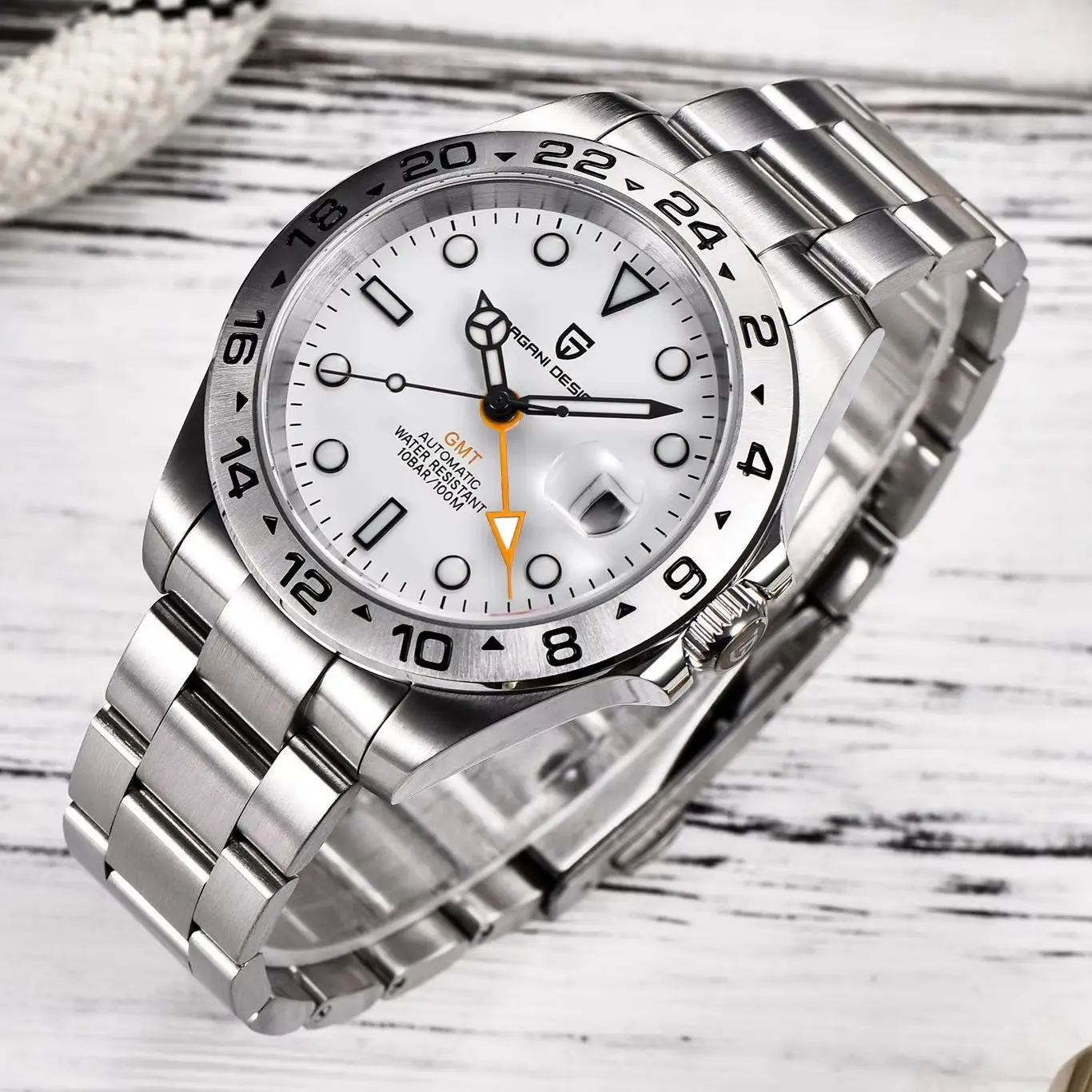 パガーニデザイン 2026 新型自動巻きメンズ腕時計 GMT DG5833