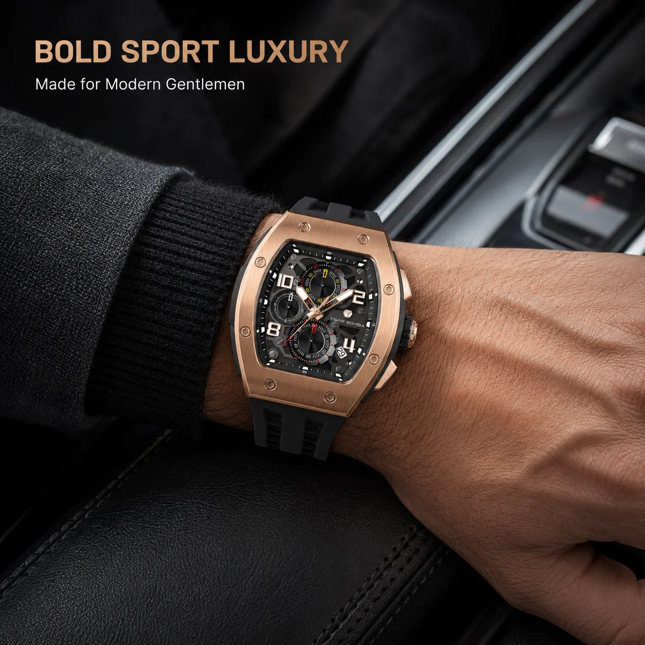 TSAR BOMBA メンズ高級クォーツ時計、サファイアクリ - Luxury Watch Hublot のレビューと価格