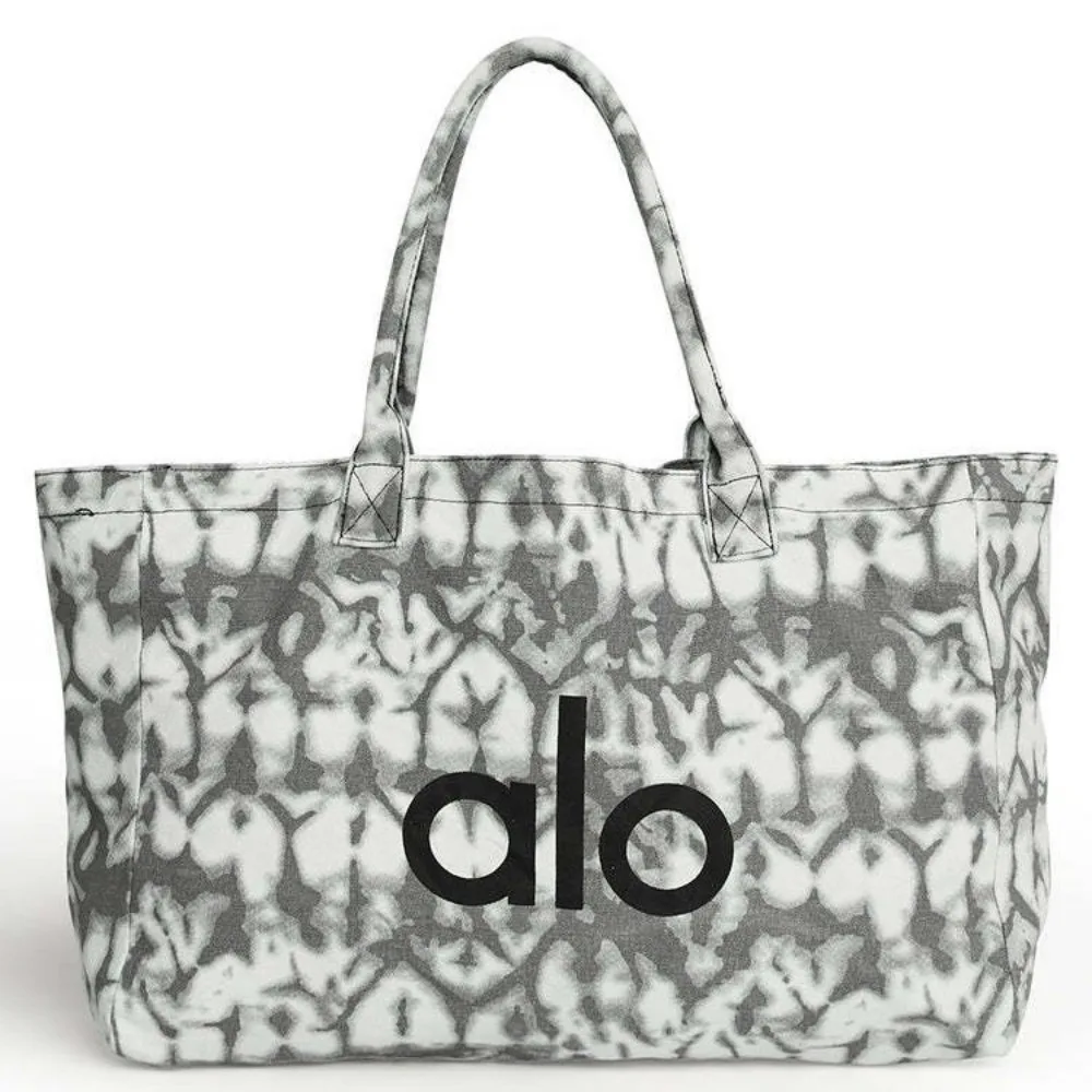 Alo Yoga Camo Tote Bag - Extra Large Iconic Shopping Handbag, Durable Waterproof Shoulder Bag for Women Travel Gym