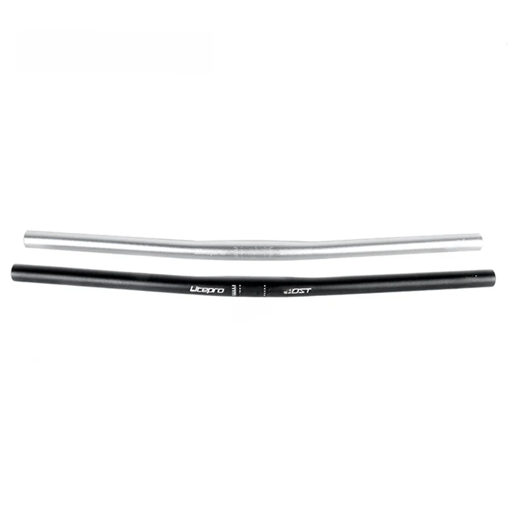 AliExpress litepro Litepro Folding Bike Straight Horizontal Handlebar 25.4*540/580MM Bicycle One-shaped Handle Bar Ultralight 148G