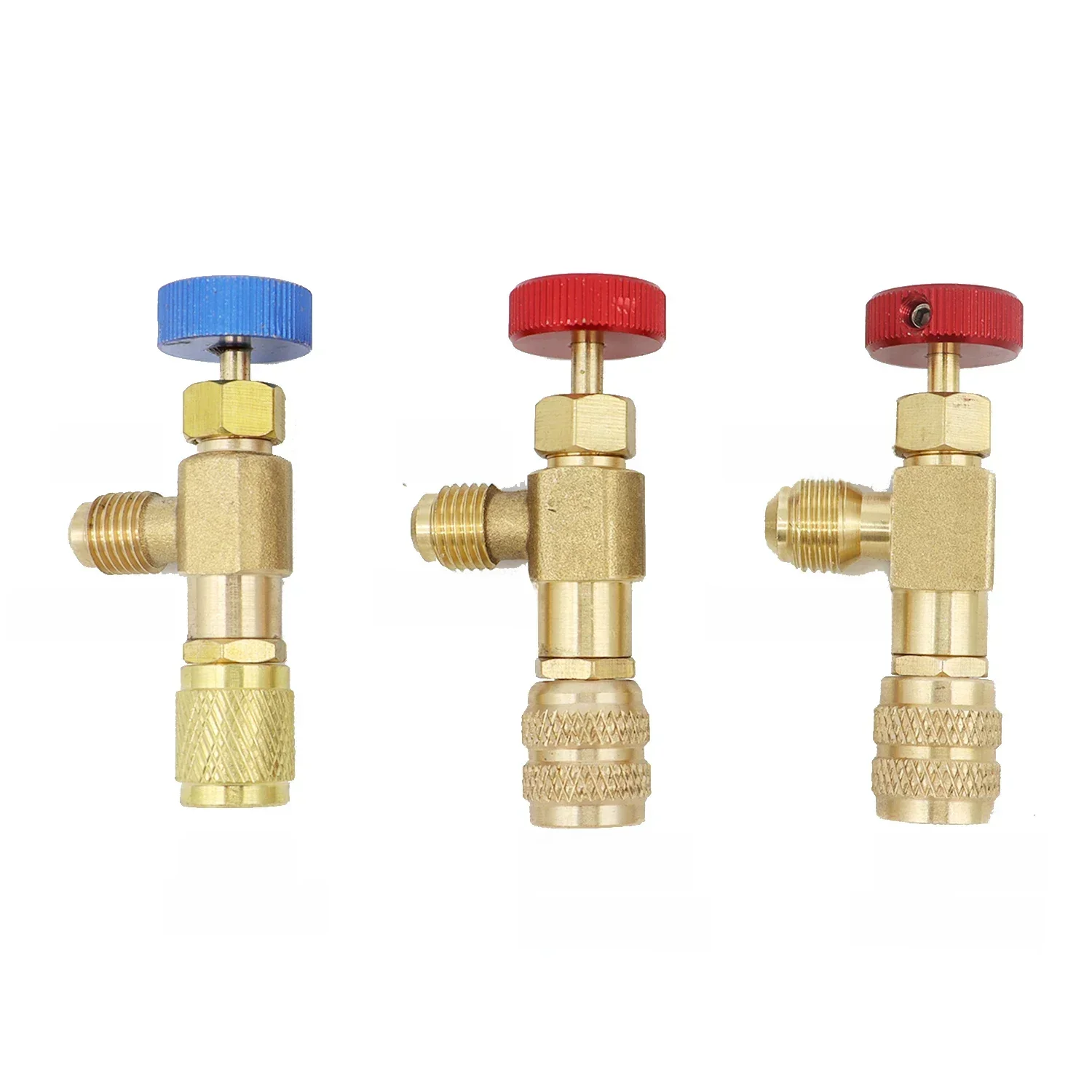 Płynny zawór bezpieczeństwa R410A R22 Klimatyzacja Czynnik chłodniczy 1/4 "Adapter bezpieczeństwa Naprawa klimatyzacji i płyn fluorowy — zdjęcie 2