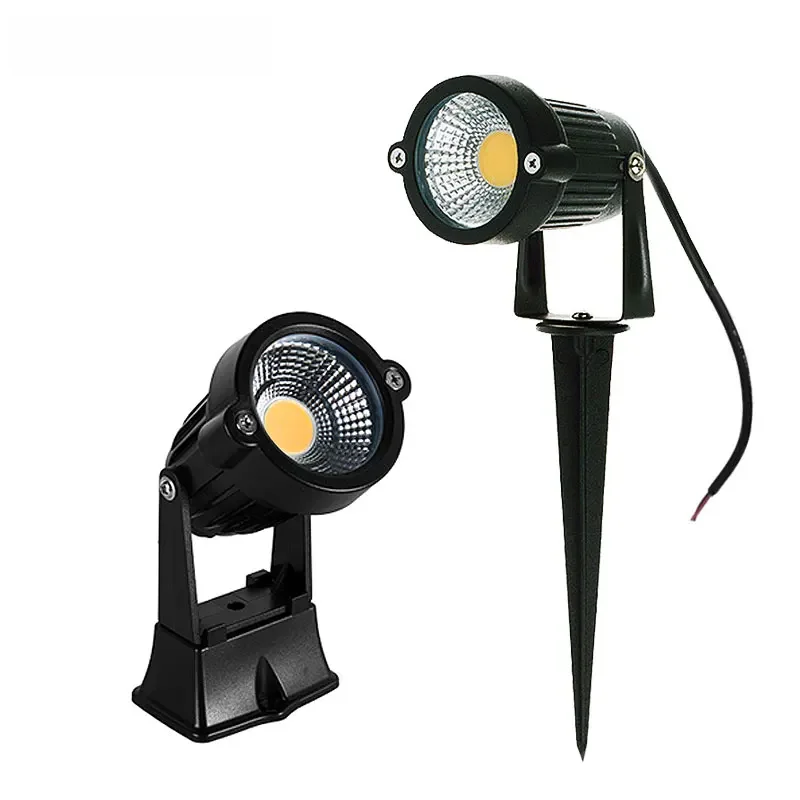 LED COB Tuinverlichting 5W 7W 10W 15W Outdoor Spike Gazon Lamp Waterdichte Verlichting Tuin pad Spots AC110V 220V DC12V 24V - afbeelding 2