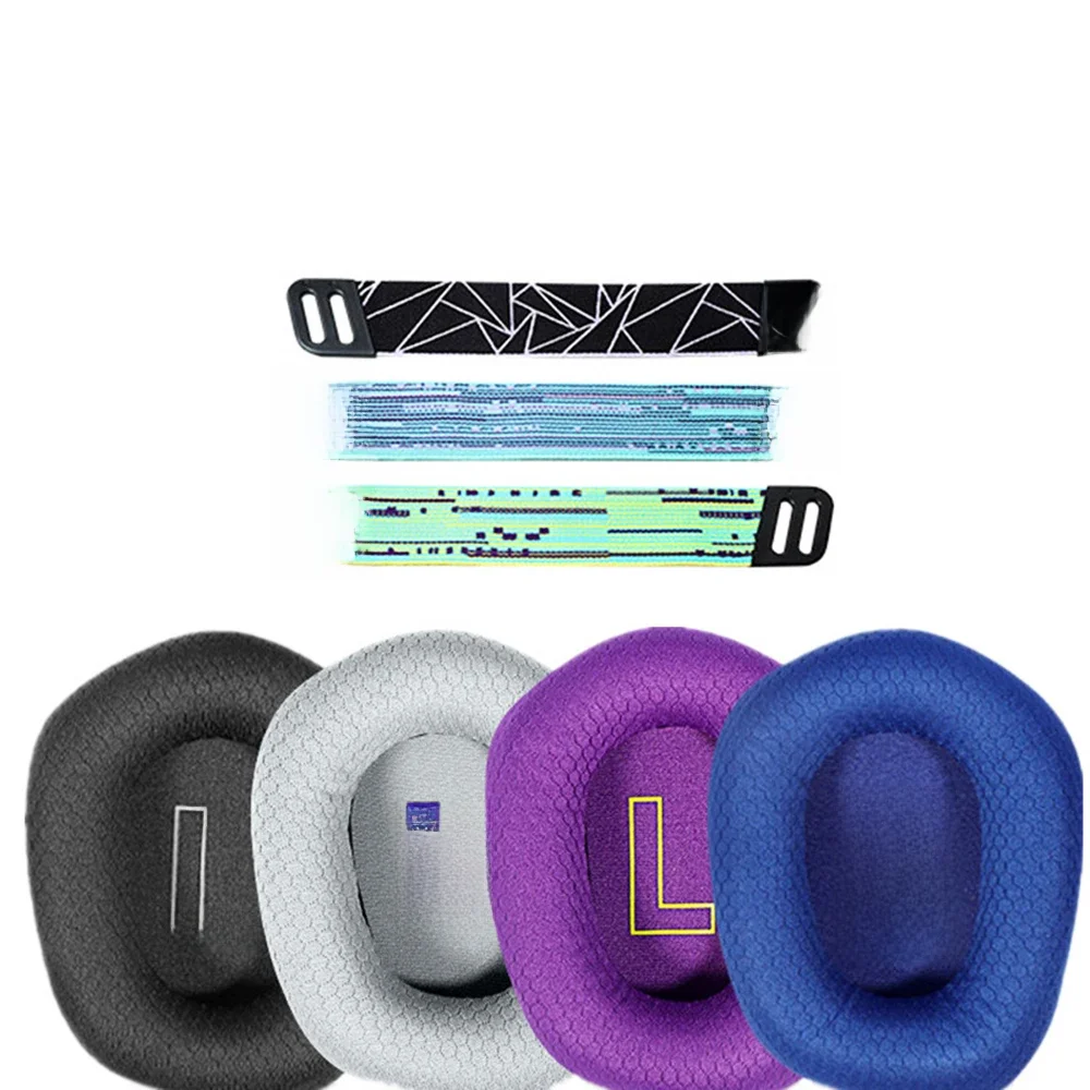 Coussinets d'oreille pour écouteurs Logitech G733 G 733, éponge en mousse souple, accessoires de remplacement pour écouteurs