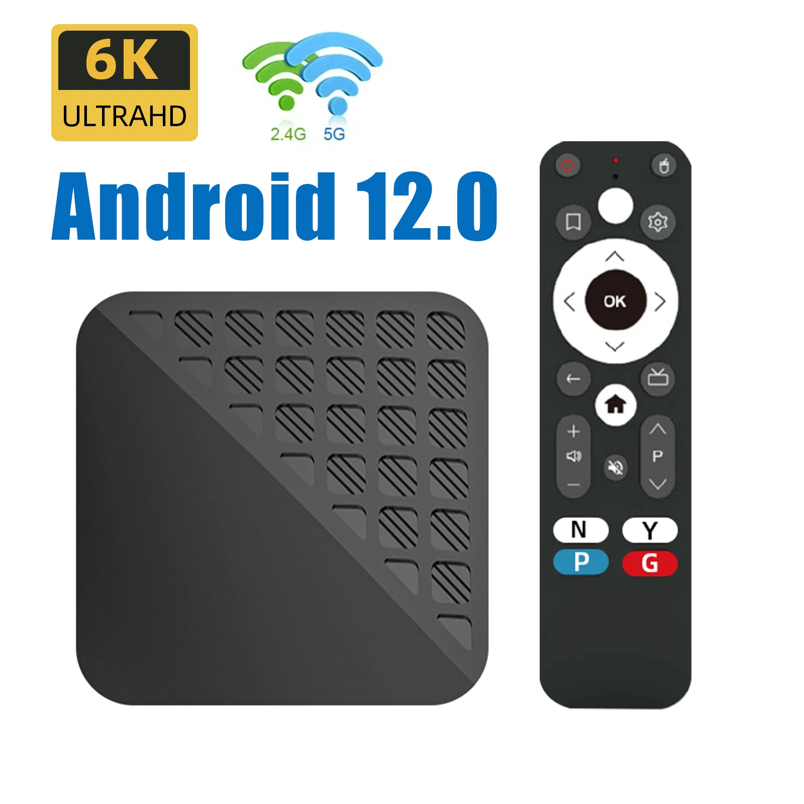 S98Q Max H618 Smart TV Box Android 12 Allwinner Quad Core Cortex A53 Support 6K Video Wifi Google Voice Media Player Set Top Box