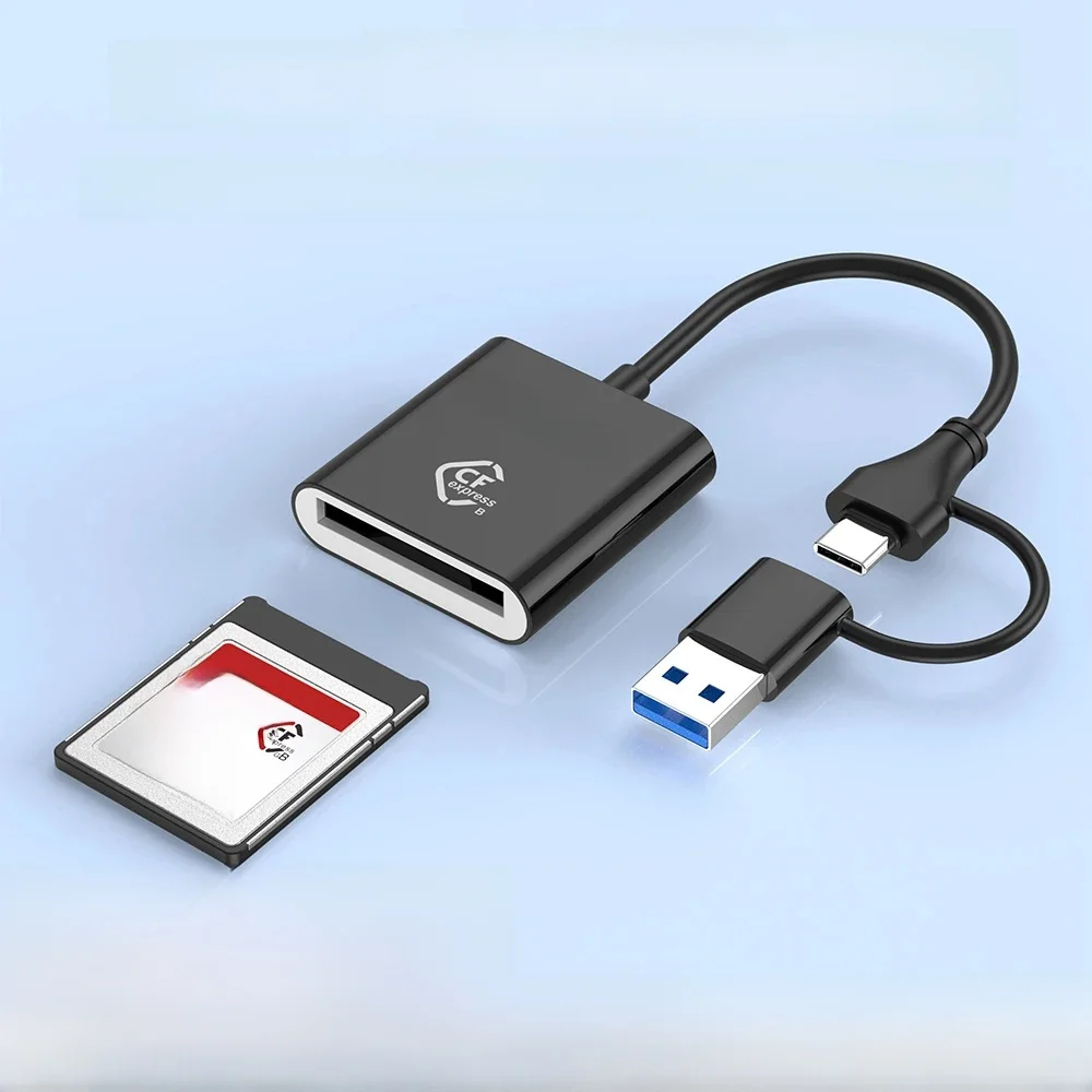 Czytnik kart CFexpress typu B 10 Gb/s USB3.2 Gen2 Czytnik kart USB-C CFe dla systemu Android Windows XP/Vista/7/8/8.1/10/11 Mac OS — zdjęcie produktu 7