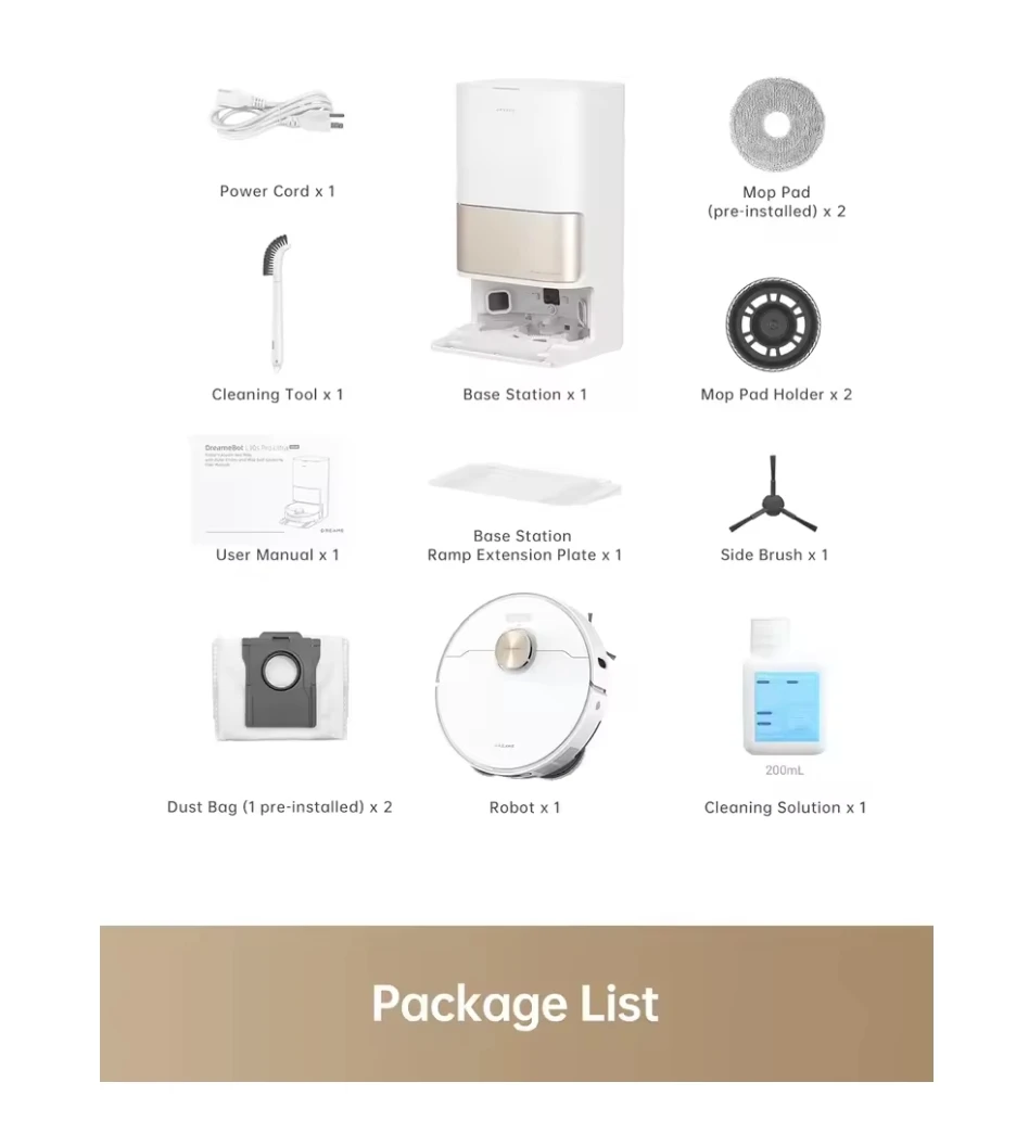 

brand new .DREAME L10s Ultra Gen 2 Robot Vacuum and Mop, 10,000Pa Suction, MopExtend Technology, All-in-One Base Station, Pet-Fr