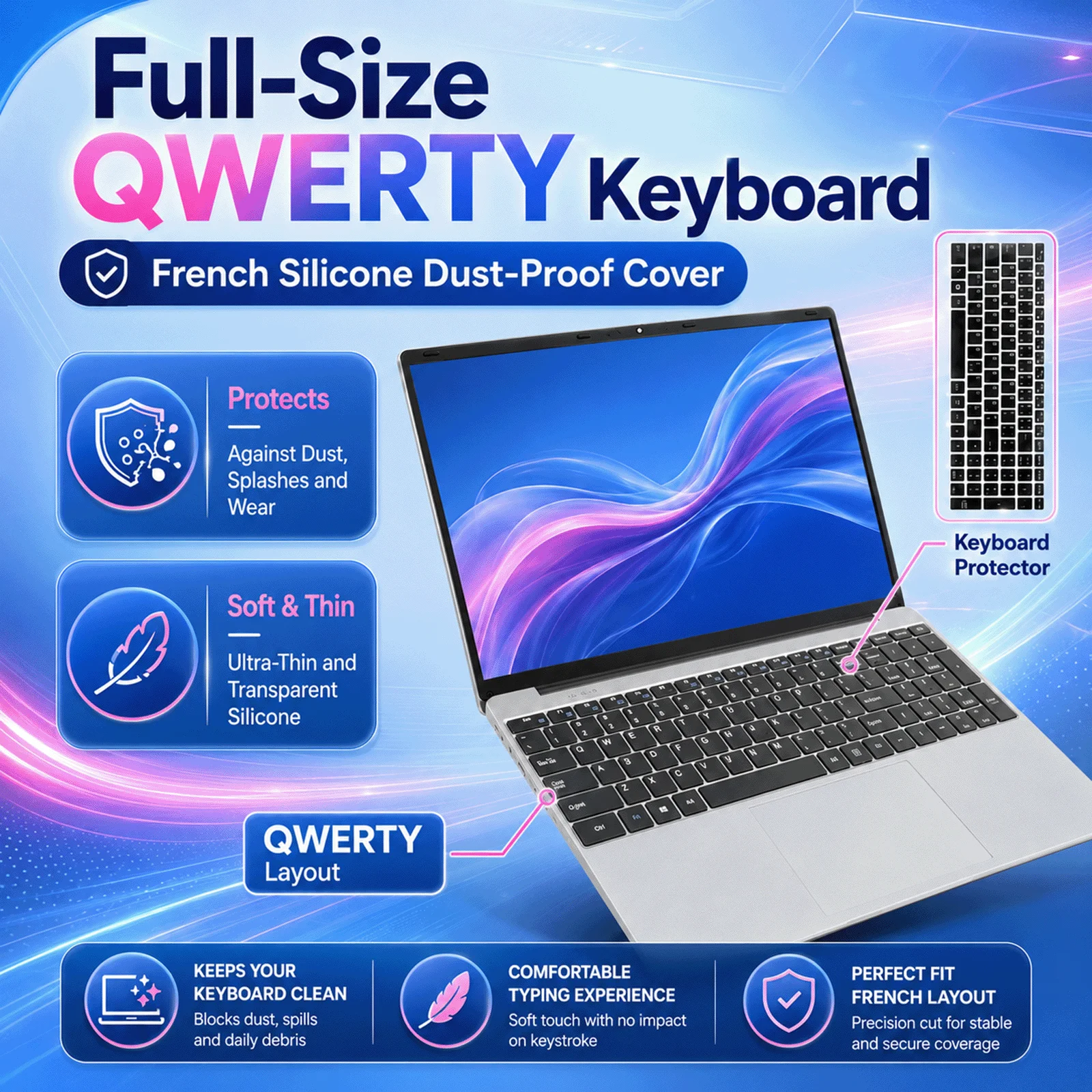 15.6" Laptop Computer Intel N3710 Quad Core Processor 12GB RAM 256GB SSD Notebook Windows 10 Pro PC FHD 1080P IPS Display WiFi 2.4G/5G Bluetooth 5.2 Slim Lightweight Laptop for Student Business Office Home Use Multilingual system DE FR IT ES